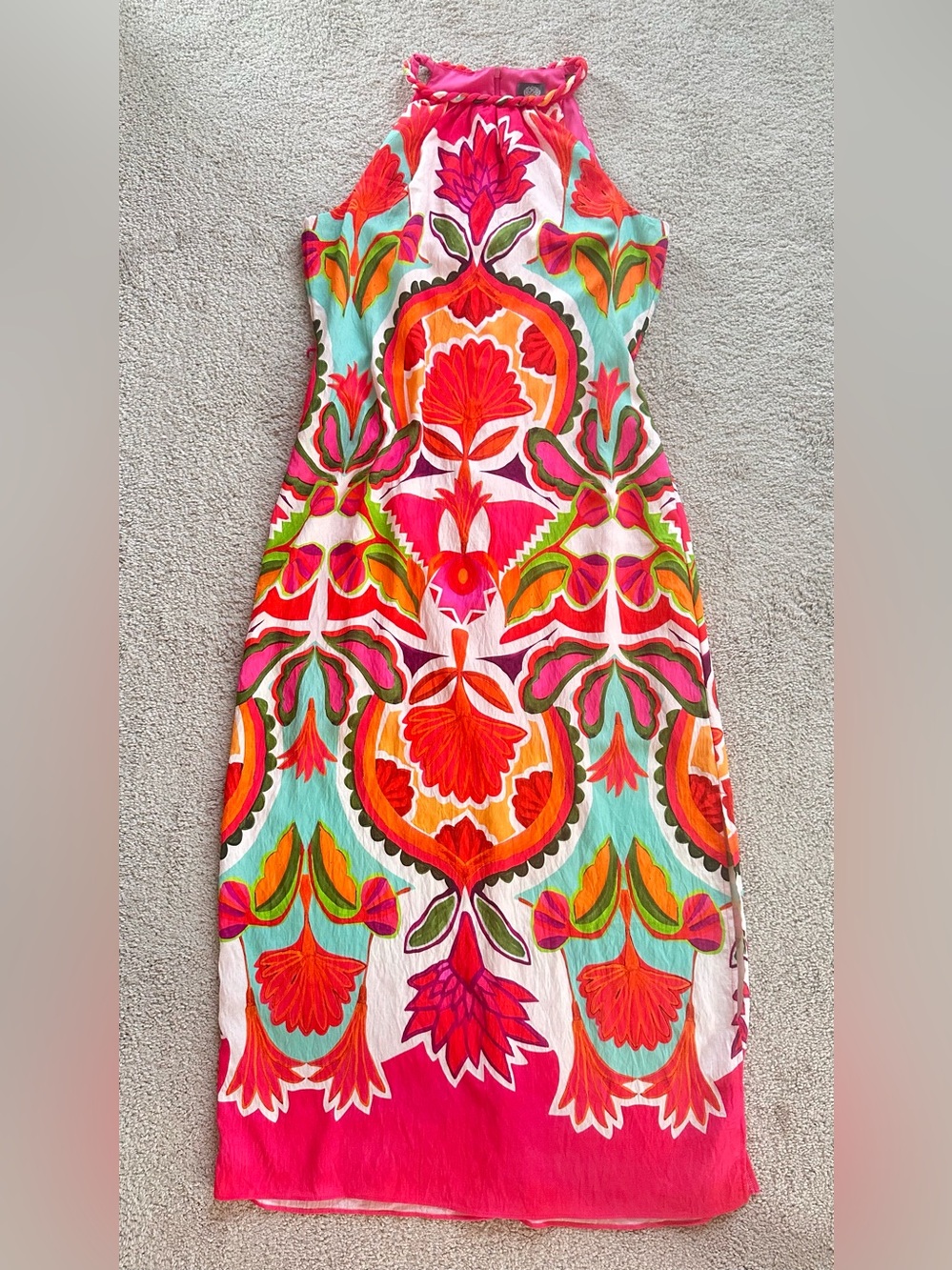 Vince Camuto sleeveless halter dress size 14